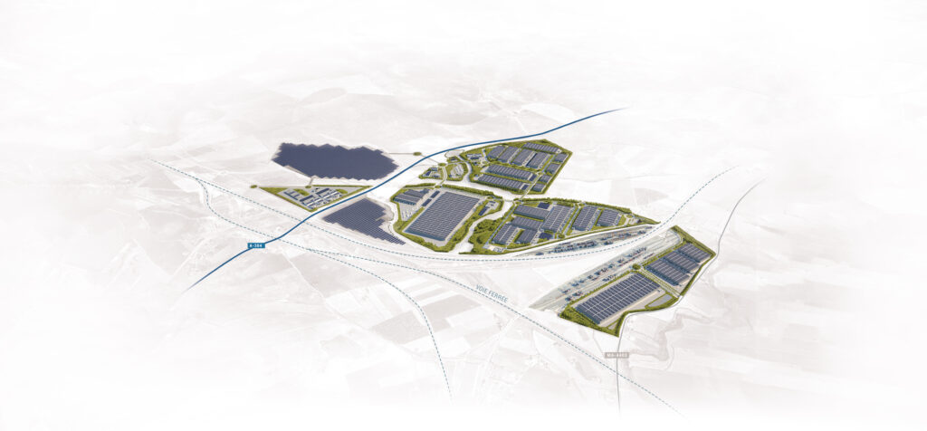 Plan of the future logistics hub